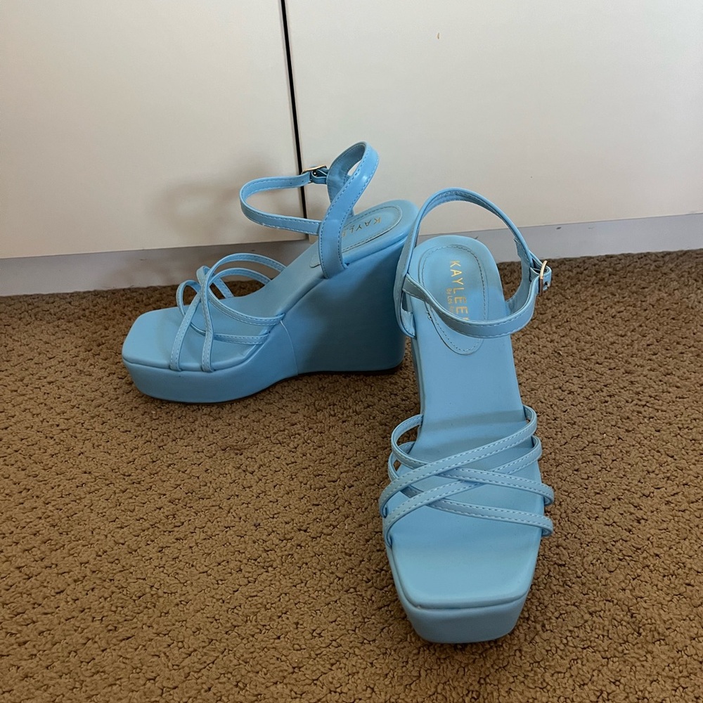 Blue Wedges